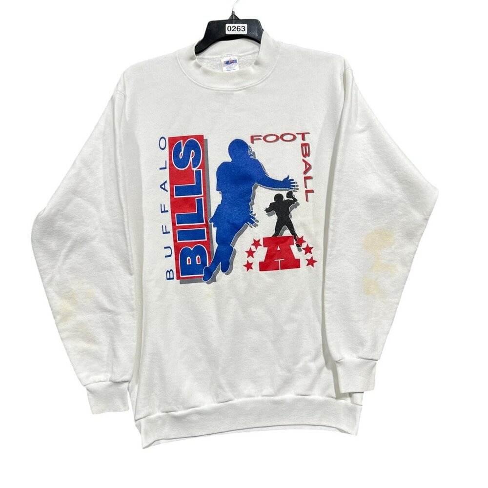 vintage buffalo bills sweatshirt size large